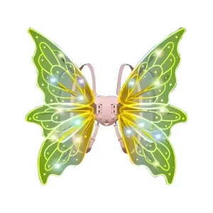 Fantasia de asas para Festas com Led e Música -  Elfo
